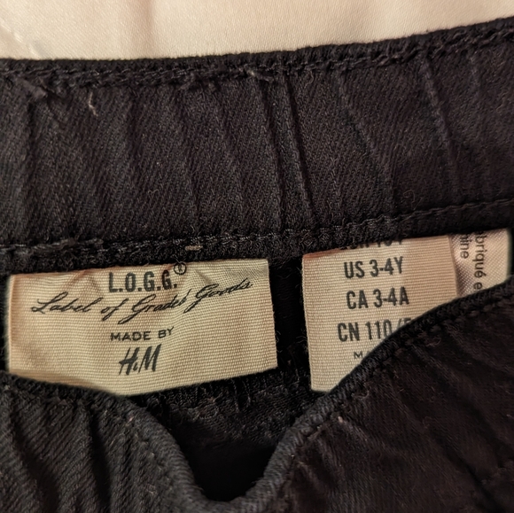 5/$20👶 H&M black denim leggings (3-4T) - Picture 3 of 3